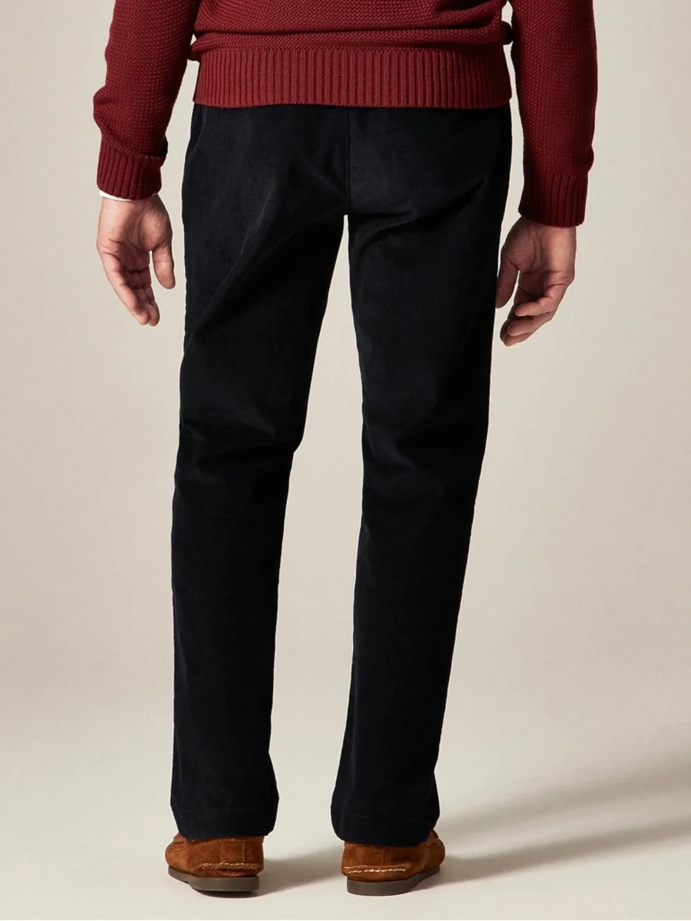 J.‎ Crew Broken-in Straight pant stretch corduroy in Midnight Navy 34 NWT CM717